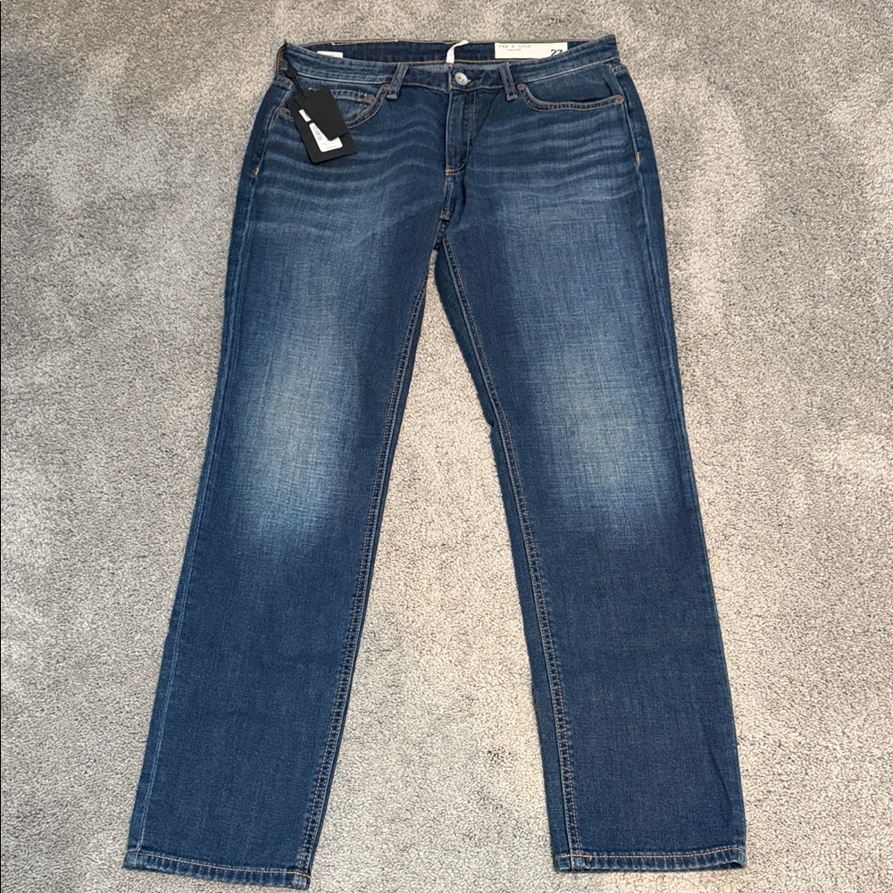 NWT rag & bone Dre Low-rise Slim Boyfriend Jeans - Size 27